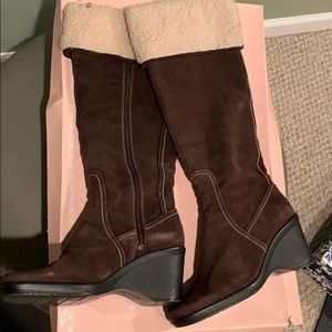 Bandolino BDALTHEA Brown suede boot size 7.5 M